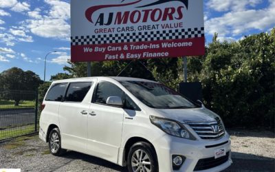 Car Finance 2012 Toyota Alphard